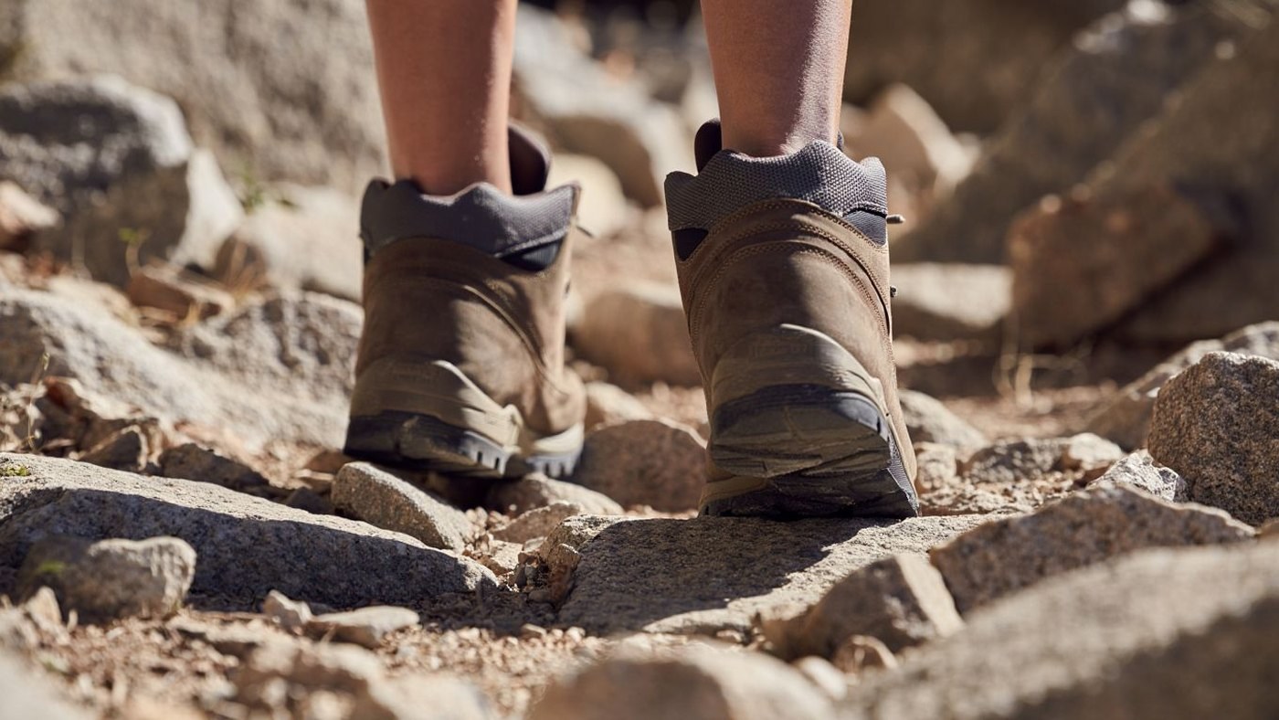 Chaussures de randonnée sur rochers